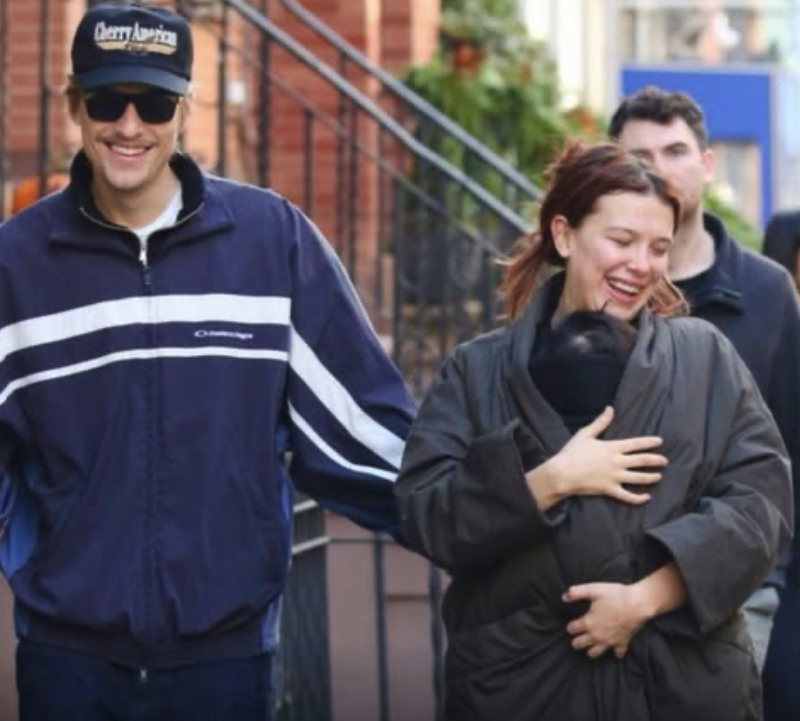 Millie Bobby Brown y Jake Bongiovi pasean con su hija