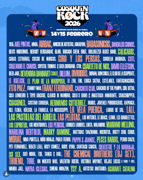 Cosquin Rock Córdoba
