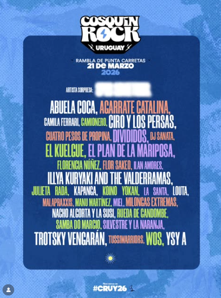 Cosquin Rock Uruguay